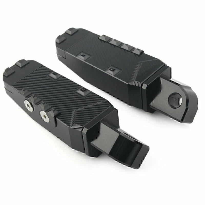 Black Rear Footrests Pegs for Suzuki GSXR600/750/1300 Hayabusa (2001-2023)