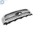 Front Bumper Grille for Ford F-150 (2021–2022) Silver Chrome