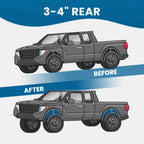 2"/4" Drop Lowering Kit w/ Spindles for GMC Sierra 1500 2WD (1999–2007)