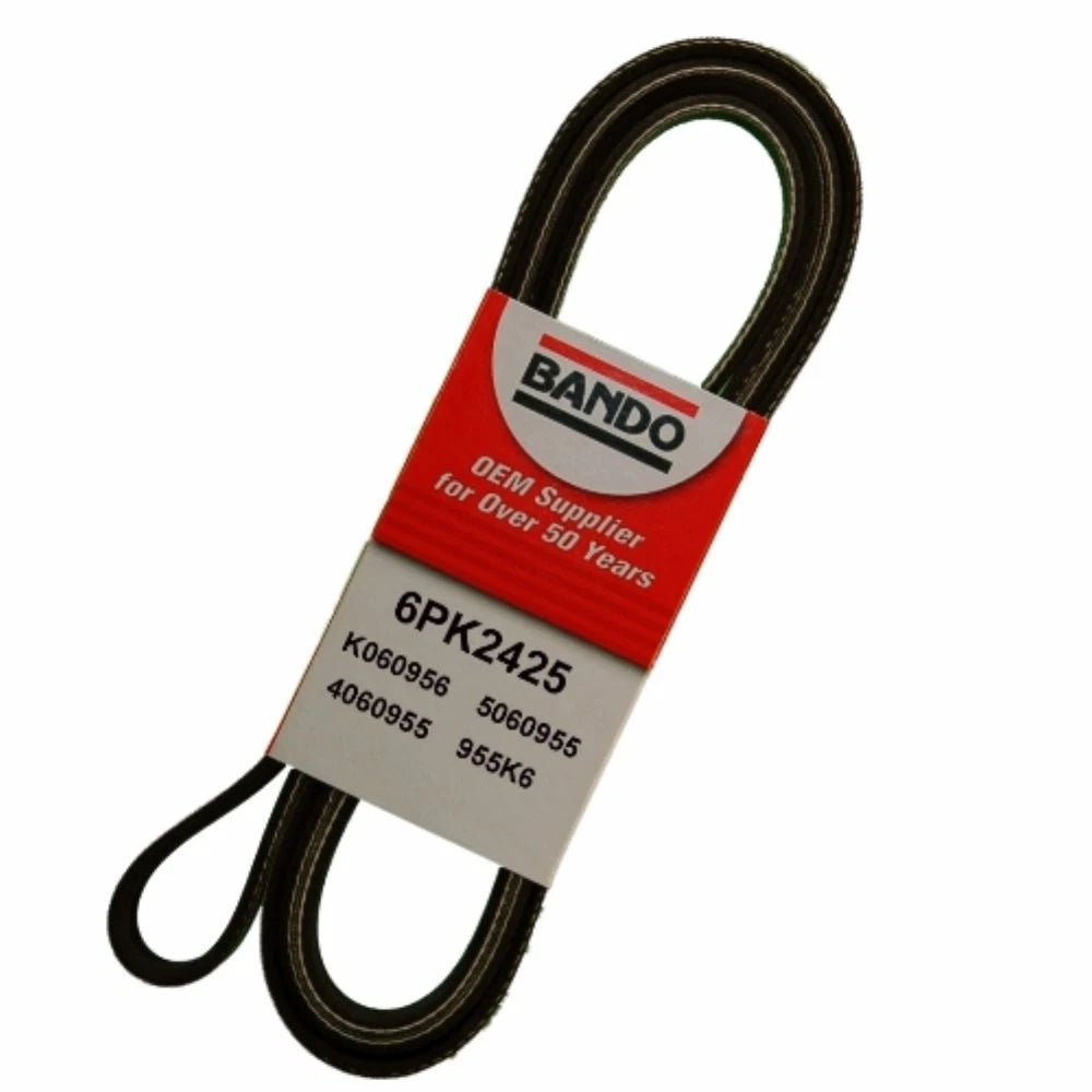 Serpentine Belt 6PK2425 for Chevrolet GMC Ford Mercedes-Benz Saab (1986–2019)