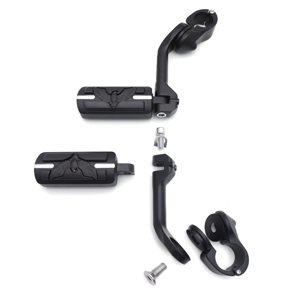 5" Long FootPeg Kit for Yamaha Roadstar XV1700 (2003–2008)