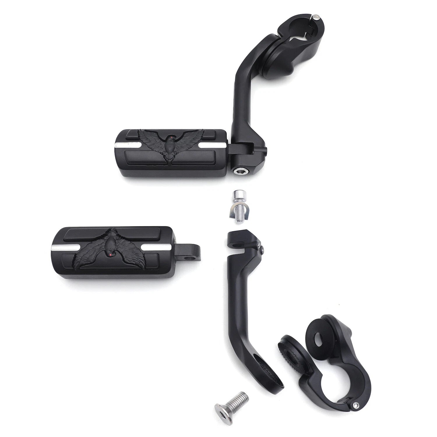 5" Long FootPeg Kit for Yamaha Roadstar XV1700 (2003–2008)