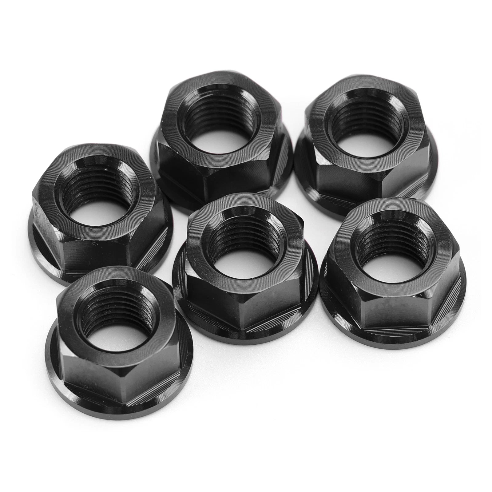 Sprocket Nut Kit M10x1.25 Black for Aprilia RSV1000 Mille Tuono R SL1000 (1999–2005)