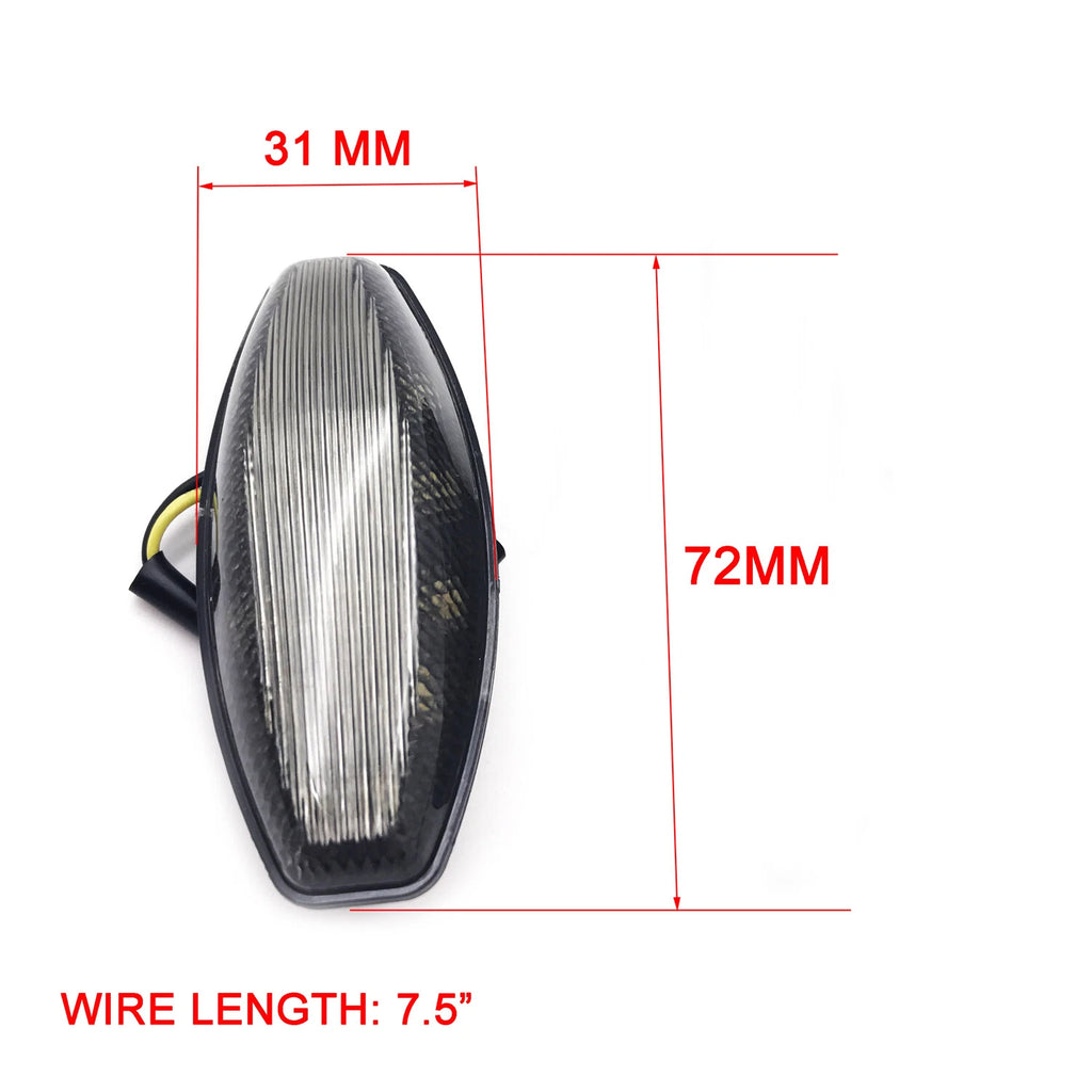 Turn Signal Blinker Marker Mirror Block Base Plate for Yamaha YZF-R1 (1998–1999)