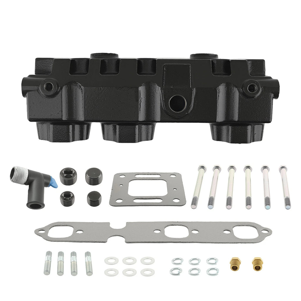 Marine Exhaust Manifold Gasket Set for MerCruiser GM V6 4.3L (175–205) (1986–1999)
