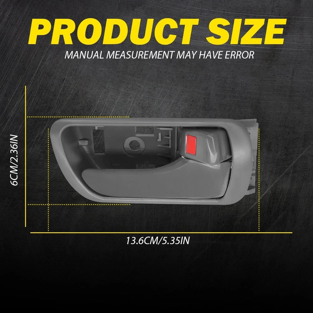 Right Side Inside Door Handle Gray for Toyota Camry (2002–2006)
