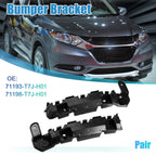 Set of 2 Front Bumper Mounting Support Brackets for Honda HR-V (2016–2021)