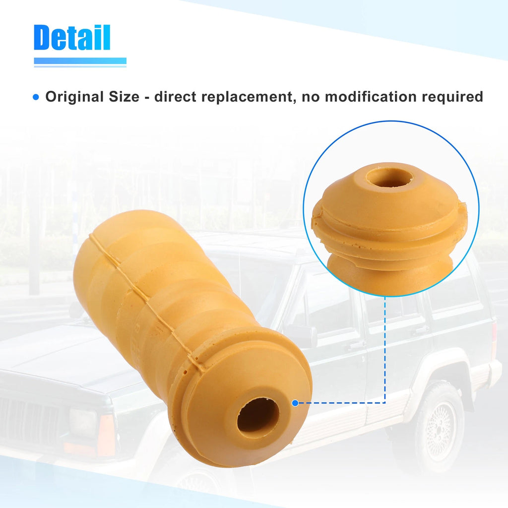 2X Rear Suspension Bump Stop for Volkswagen (1915-1979) Rubber Orange