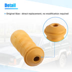 2X Rear Suspension Bump Stop for Volkswagen (1915-1979) Rubber Orange