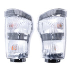 Set of 4 Headlights + Corner Lights for Isuzu NQR, GMC W-4500 (2004–2007)