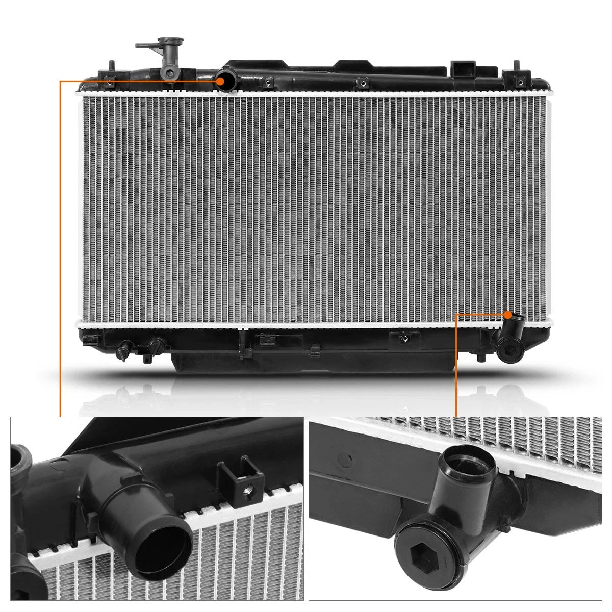 Aluminum Cooling Radiator for Toyota RAV4 2.4L (2004–2005) DPI-2834