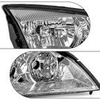 Set of 2 Halogen Headlights for Ford Focus ZX4 ST (2005-2007)