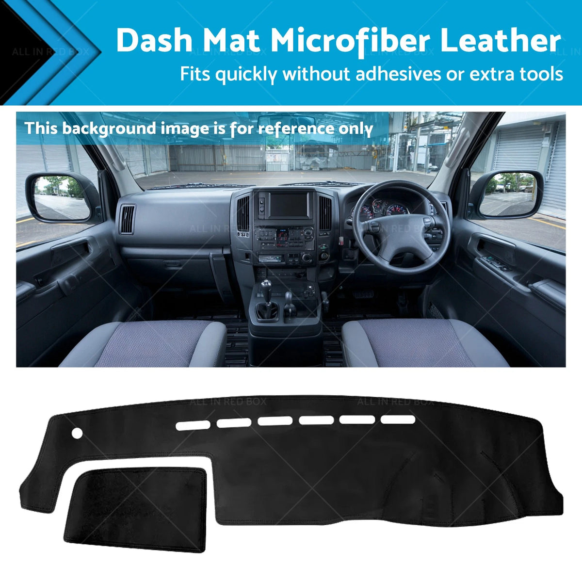 Dash Mat Dashboard Cover for Toyota Hiace LWB Van (2010–2023)