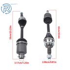 2X Front CV Axle Shafts for Ford Edge Lincoln MKX (2007-2013)