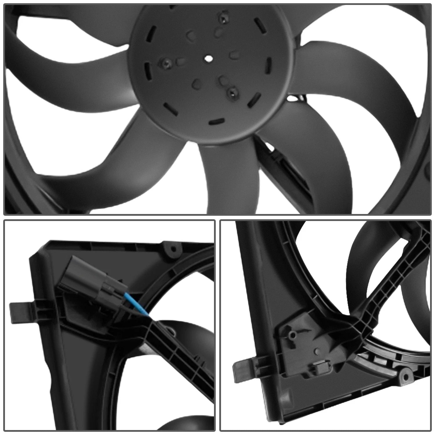 Cooling Radiator Fan Assembly for Ford Bronco Sport, Maverick (2021–2025)