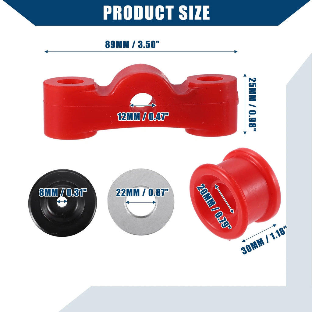 Set of Suspension Bushings and Shift Linkage Hardware for Honda Civic CRX (1984–1991)