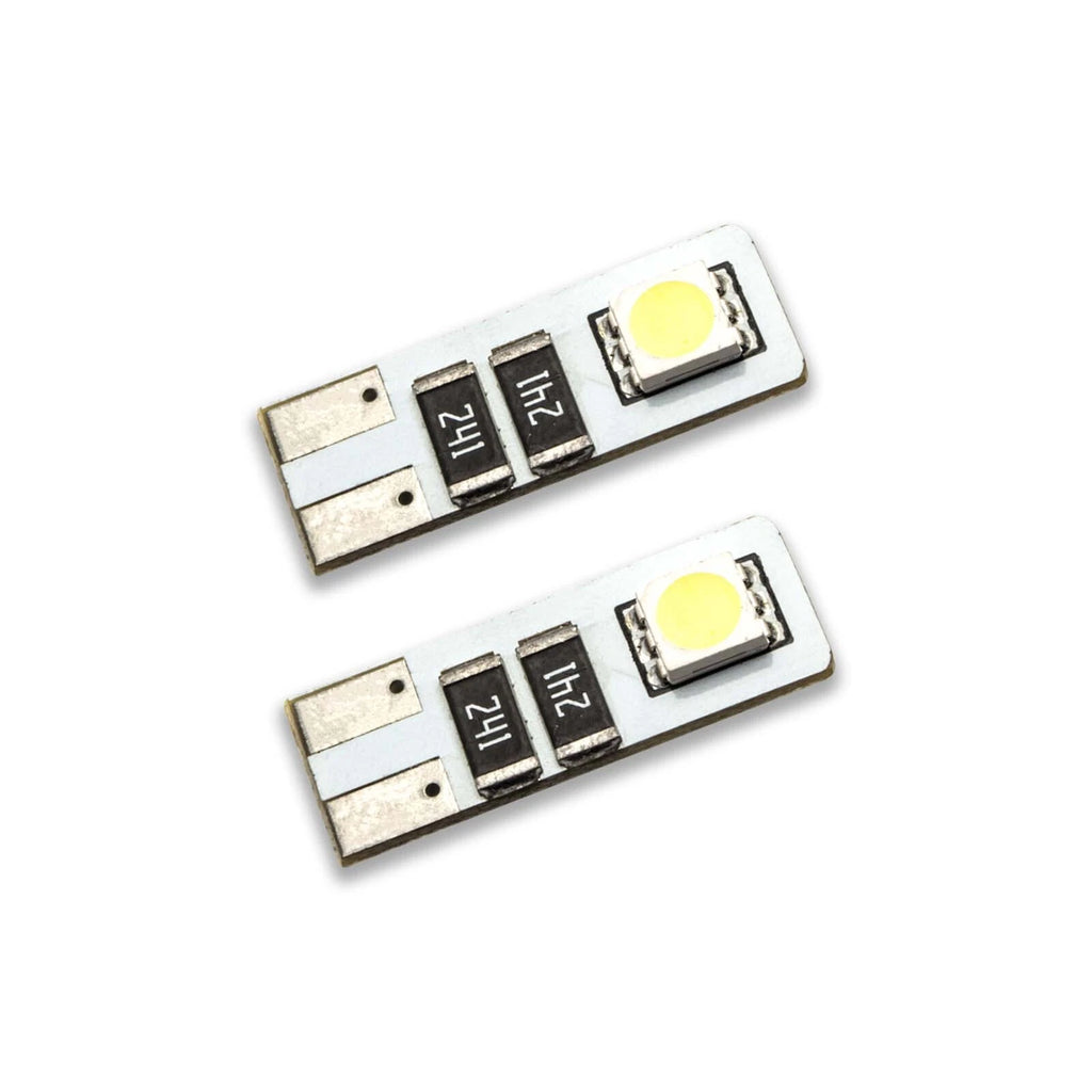 Ice Blue T10 192 168 SMD Error-Free License Plate Light Bulbs for Honda (2012-2024)