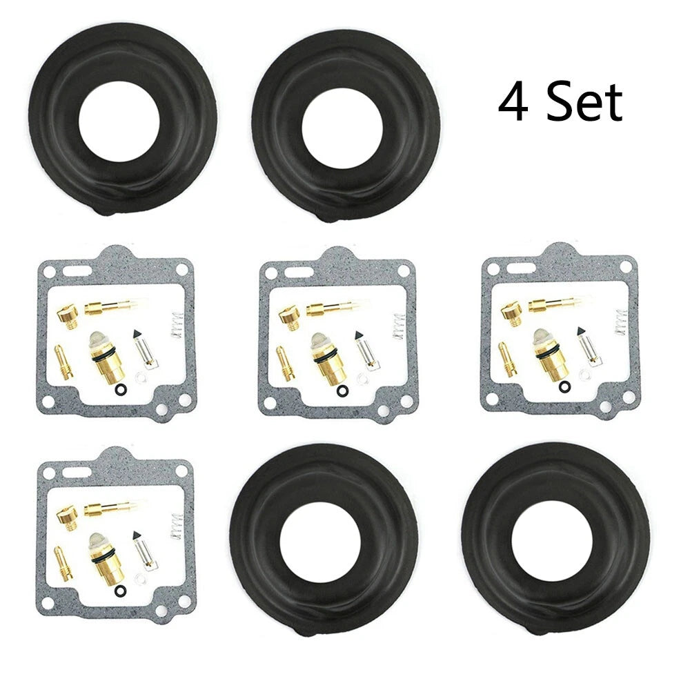 4X Carburetor Repair Kit for Yamaha Virago XV750 (1988–1997) XV1100 (1988–1999)