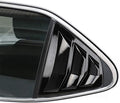 Gloss Black Window Louvers Rear Side Vent Cover for Toyota Camry (2018–2024)