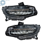 LED Headlights for Honda Civic (2016-2021) Left + Right DRL