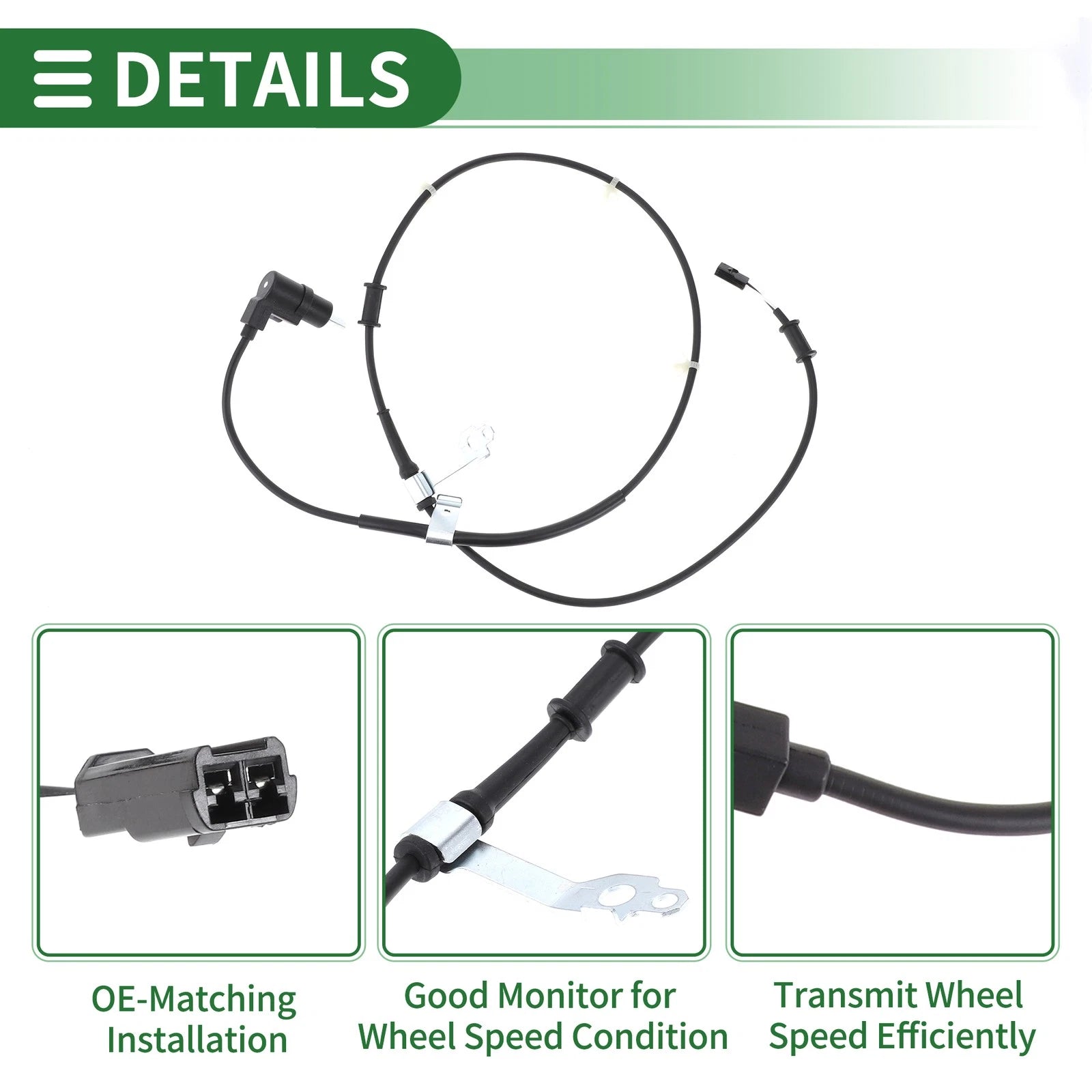 ABS Wheel Speed Sensor No. 5632070H00 for Suzuki Solio (2001–2006)