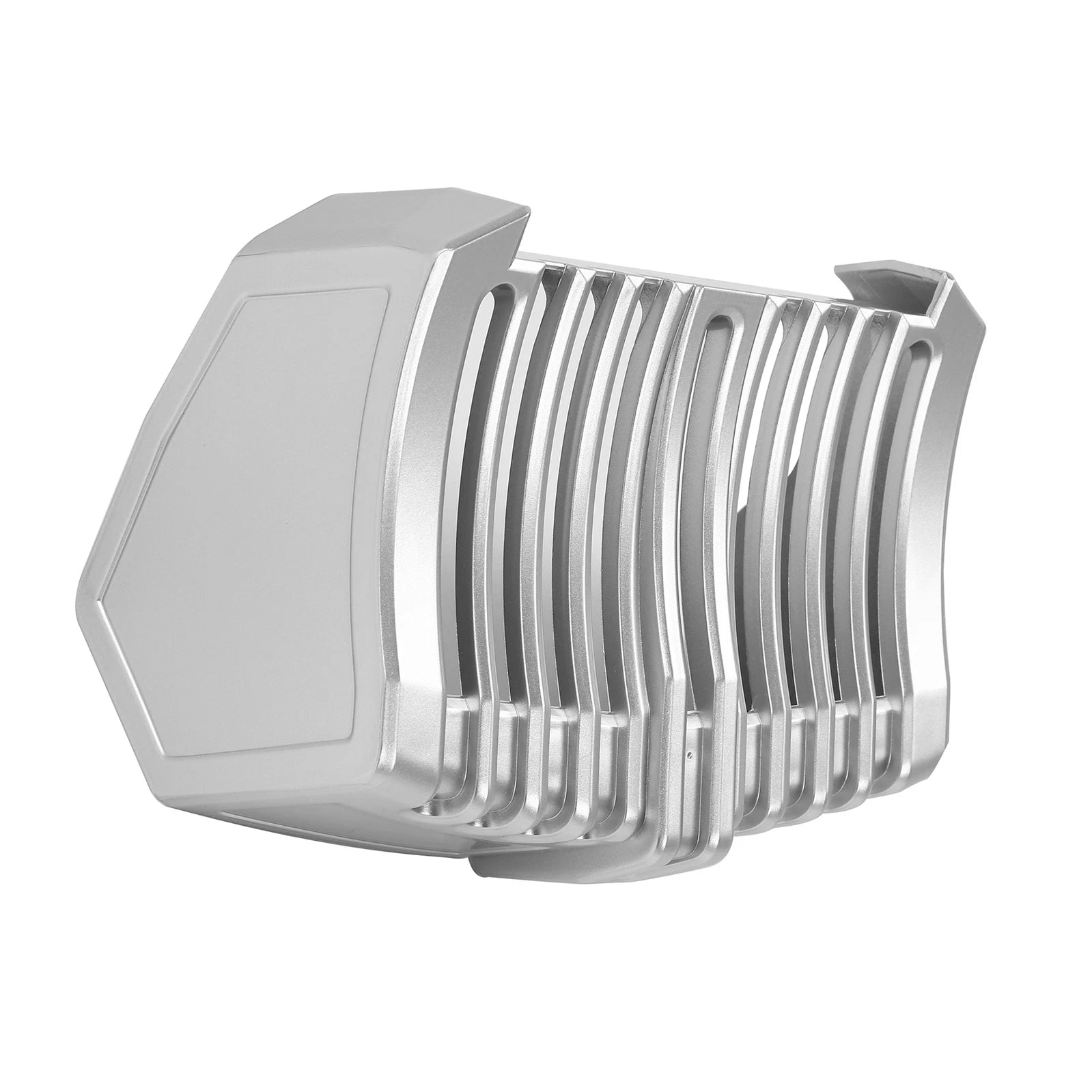 Oil Cooler Cover for Harley Road King, Electra, Street Glide (2017–2024) Silver
