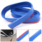2.5M Anti-Scratch Rubber Front Protector Strip for Car Bumper Skirts