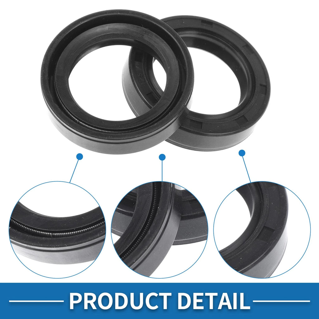 Set of 5 Oil Seal Rotary Shaft Seal Nitrile Rubber 25x37x8mm 683867647634