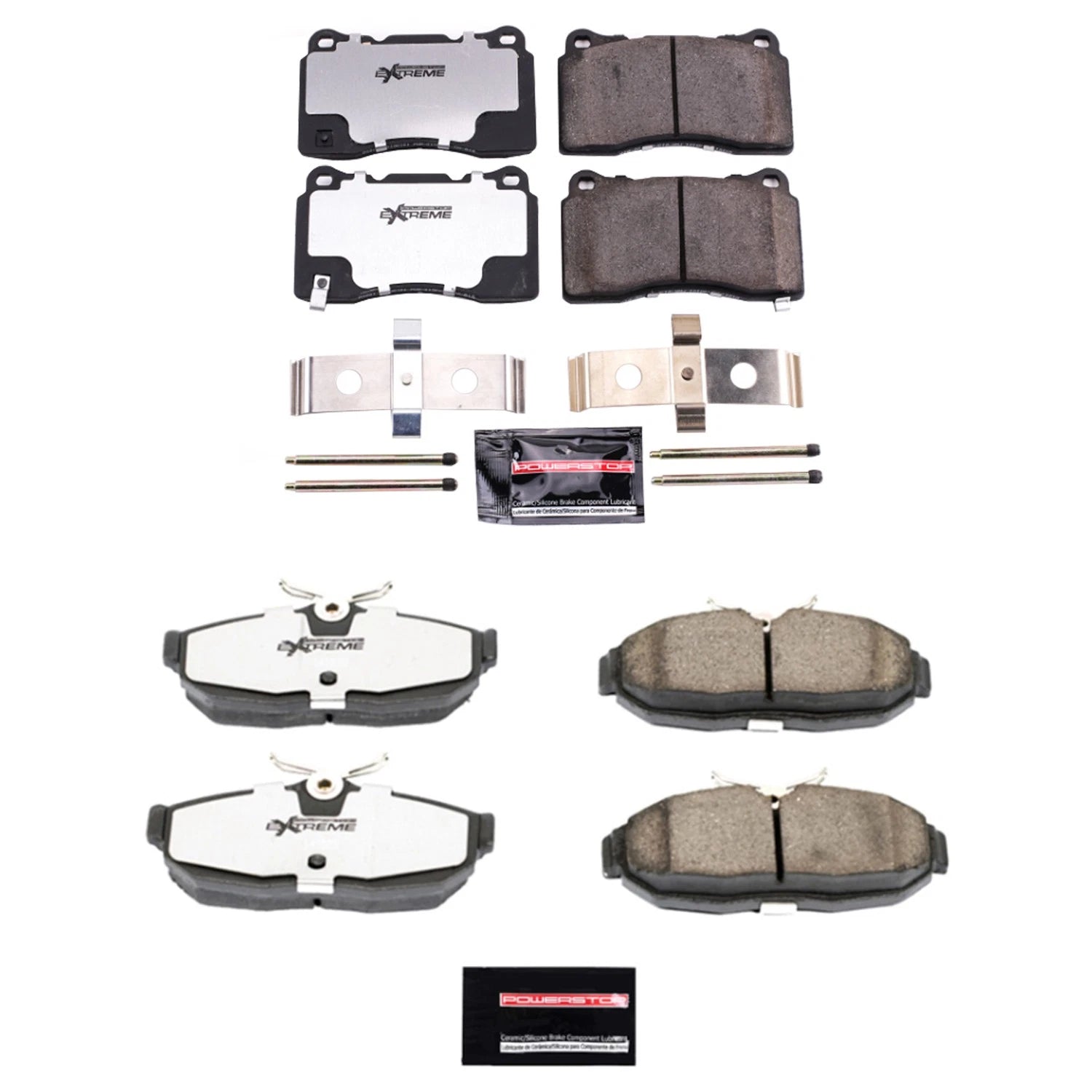 PowerStop Z26 Carbon Fiber Ceramic Brake Pad Kit for Mustang (2007–2011)