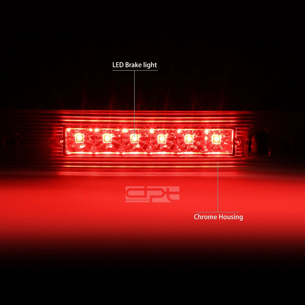 Chrome Housing LED Third Brake Light for Jeep Grand Cherokee (2005–2010)