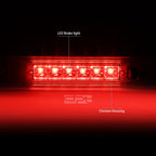 Chrome Housing LED Third Brake Light for Jeep Grand Cherokee (2005–2010)