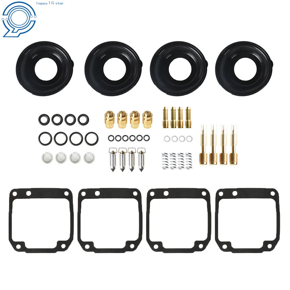 Set of 4 Carburetor Repair Kits for Yamaha XJ550 Maxim (1981–1983)