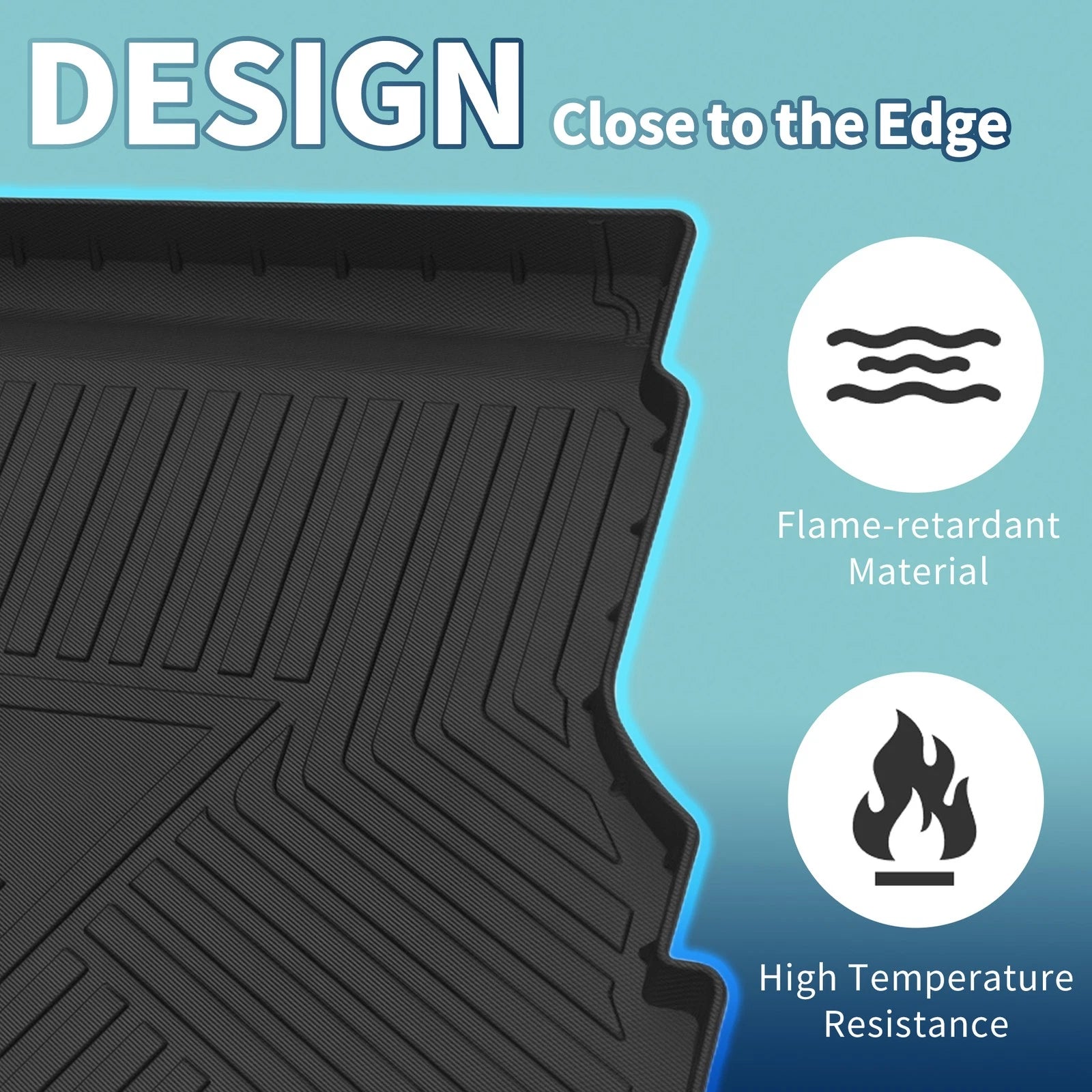 Flat Face Cargo Liner Rear Trunk Mat for Honda CR-V (2012–2016) TPE