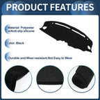 Dashboard Cover Mat for Suzuki Swift ZC (2017–2024) Black Set of 1