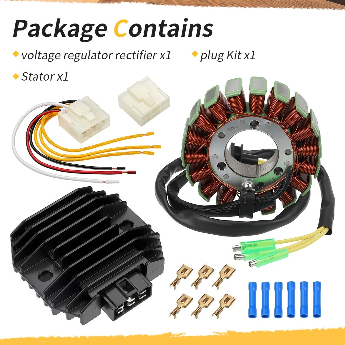 Stator & Regulator Rectifier for Kawasaki VN700 VN750 Vulcan 750 (1985–2006)