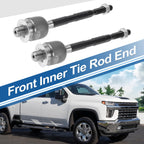 2X Front Inner Tie Rod End Links for Chevrolet Aveo, Pontiac G3, Suzuki