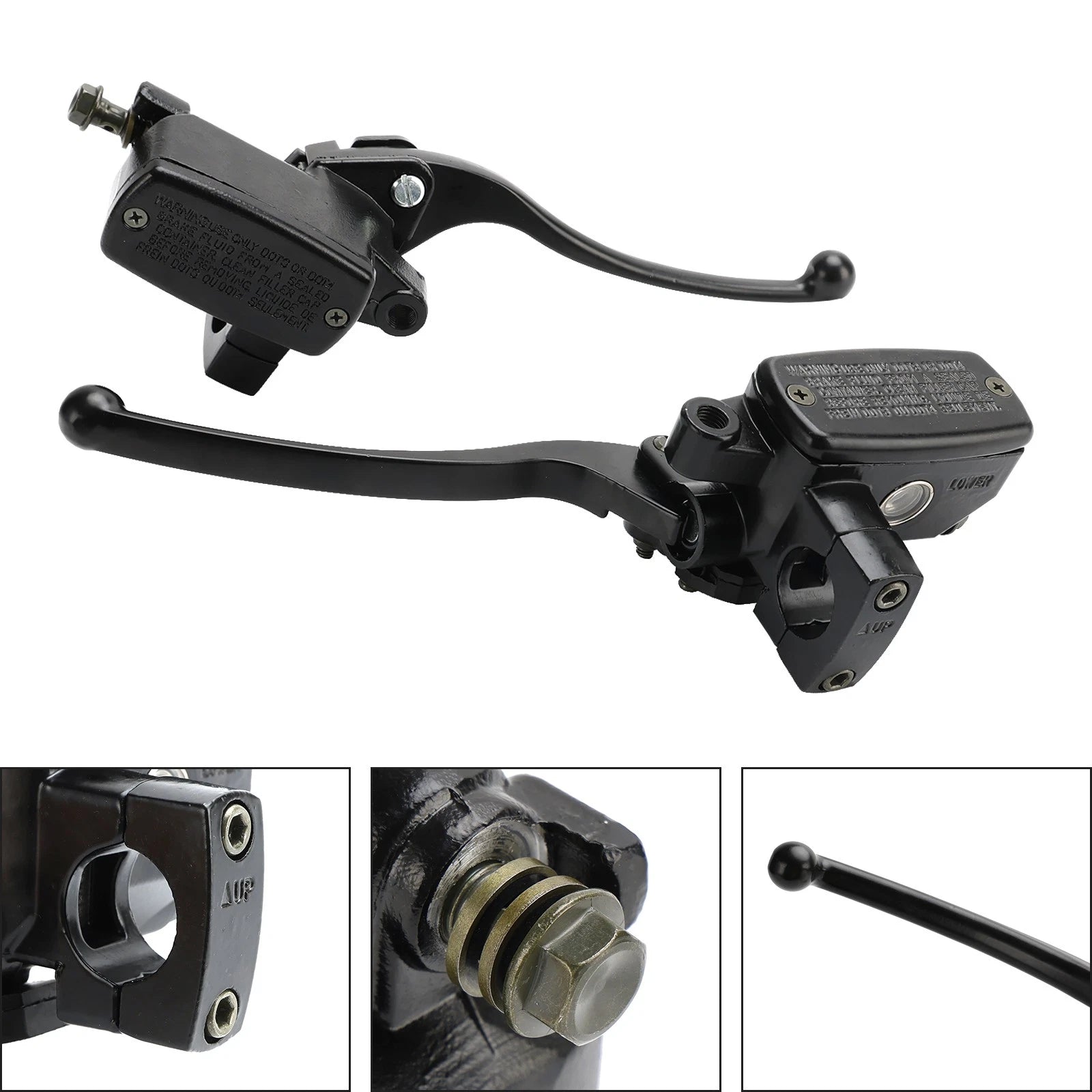 1" Brake Clutch Master Cylinder Reservoir Lever for Honda VTX1800 (2002–2008)
