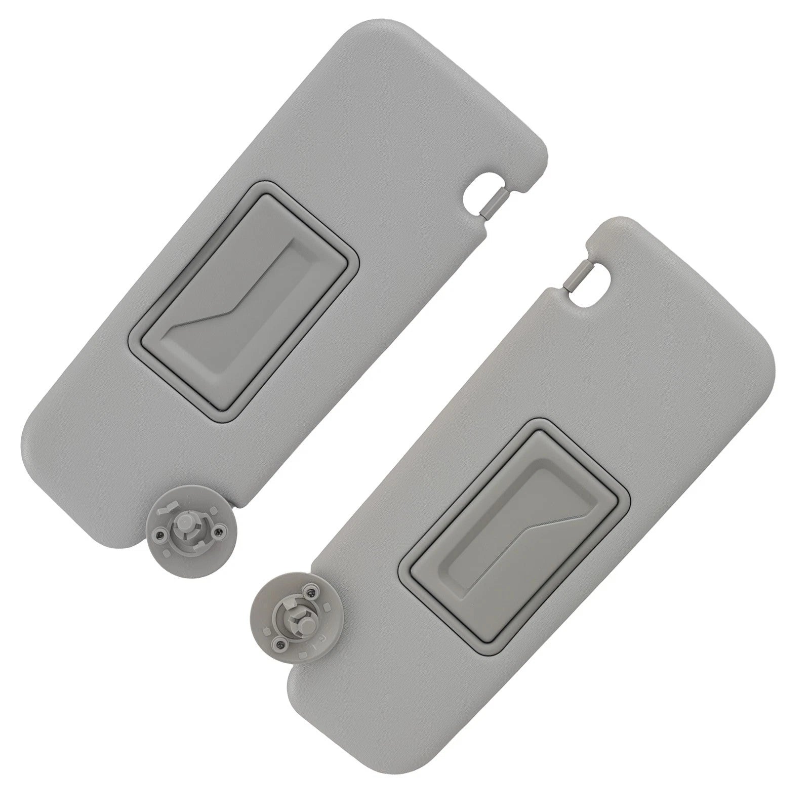 Set of 2 Sun Visors for Chevrolet Sonic LS 2012–2016 Gray 95327509