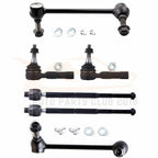Set of 6 Inner Outer Tie Rod Ends Sway Bar Links for Chrysler 300 (2005–2010)