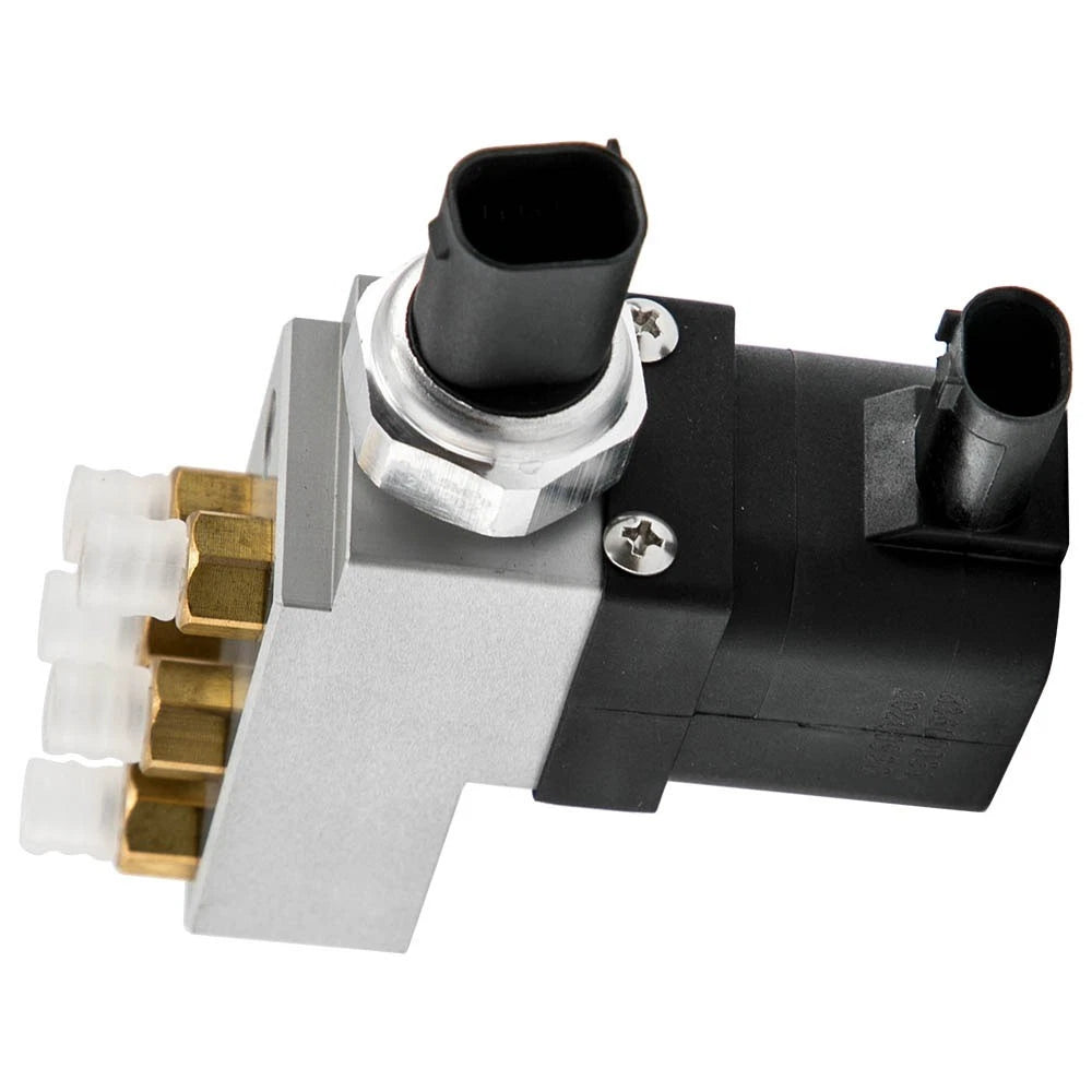 Air Suspension Compressor and Valve Control Block Set for Mercedes Benz CLS (2005-2010)