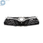 Front Bumper Grille for Toyota Highlander (2020-2022) Chrome Mesh Honeycomb