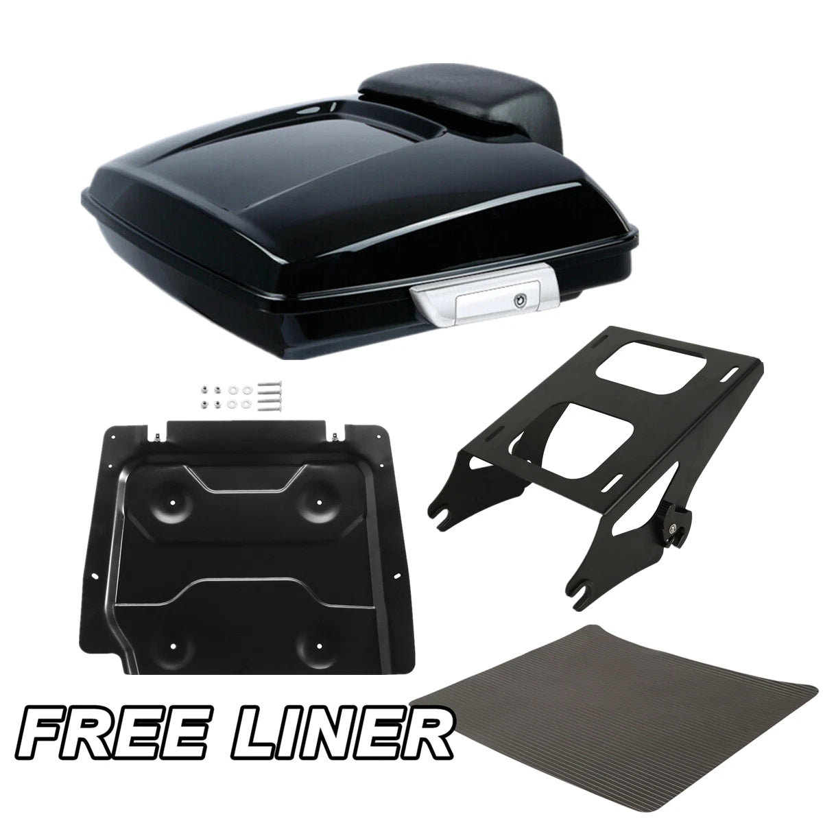 Trunk Pad Mount Rack Base Plate for Harley Electra Glide (2014–2026)