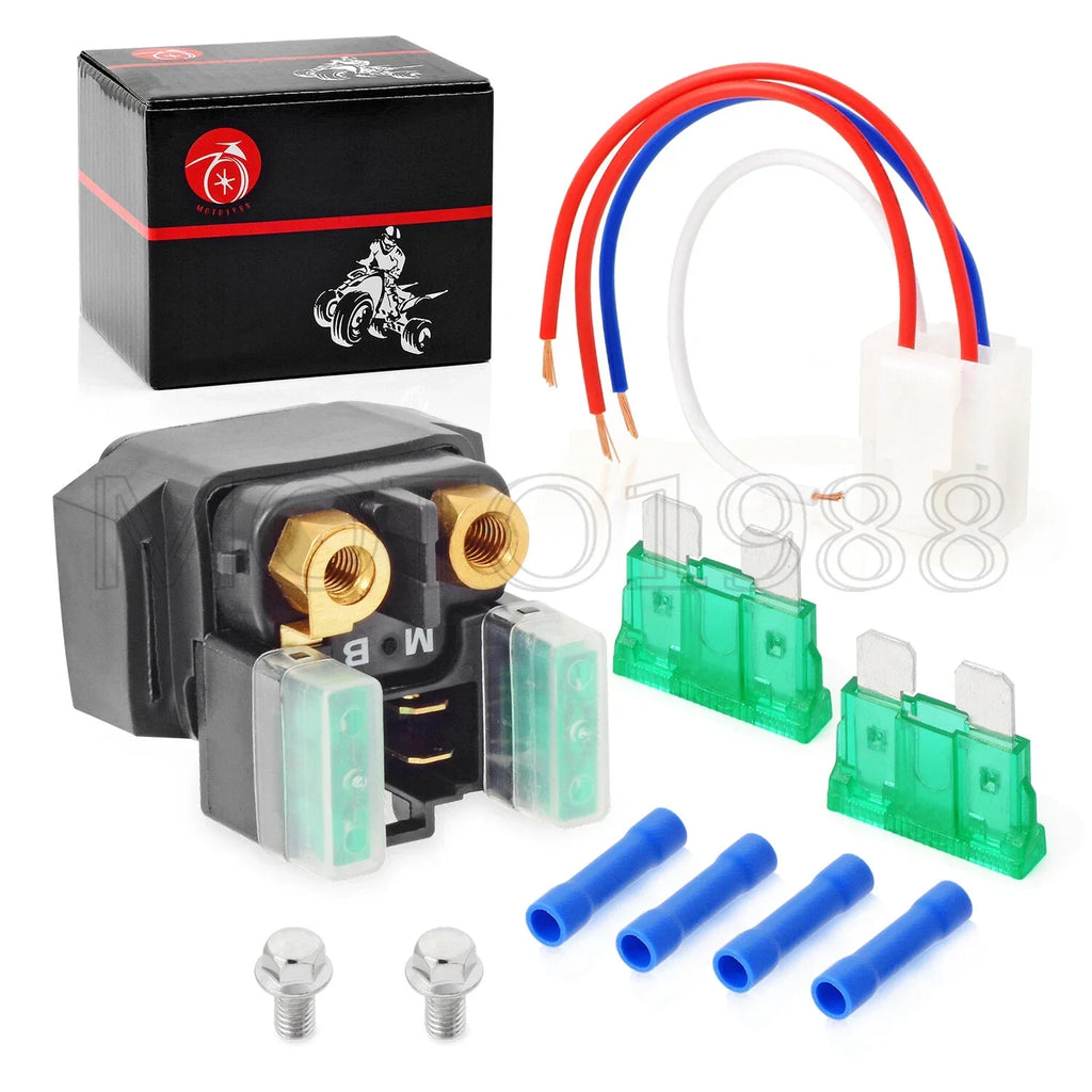 Starter Solenoid Relay W Plug for Yamaha XVS1300 V-Star 1300 (2007–2017)