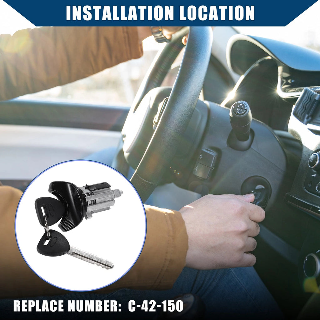 Ignition Switch Lock Cylinder & Door Lock Cylinder for Ford F150 F250 (2004–2008)