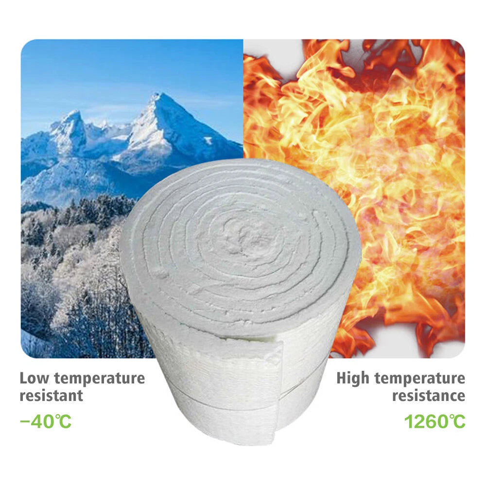 Ceramic Fiber Blanket for Fireproof Insulation (0.61x1M)