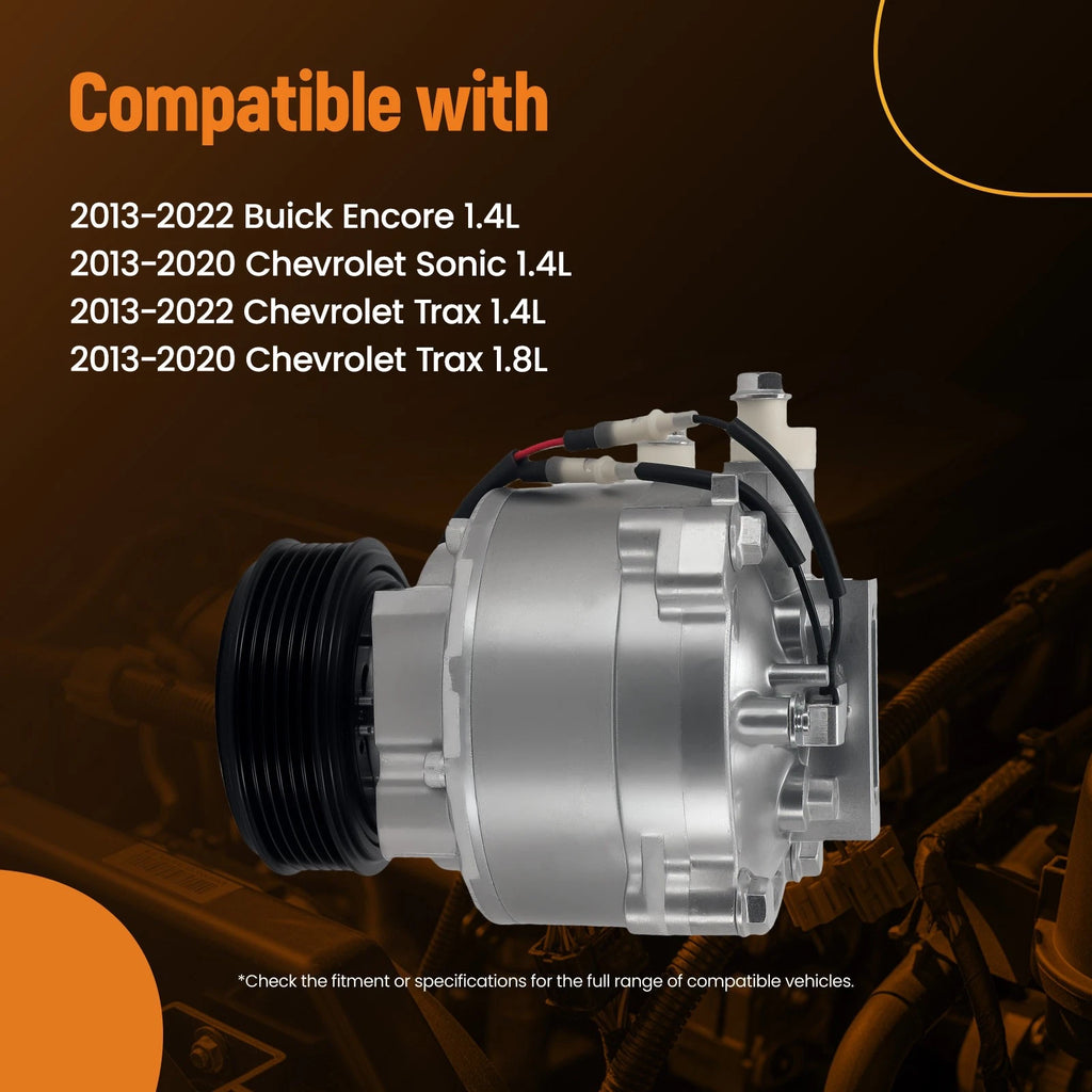 A/C Air Compressor for Buick Encore Chevrolet Trax Sonic (2013–2023)
