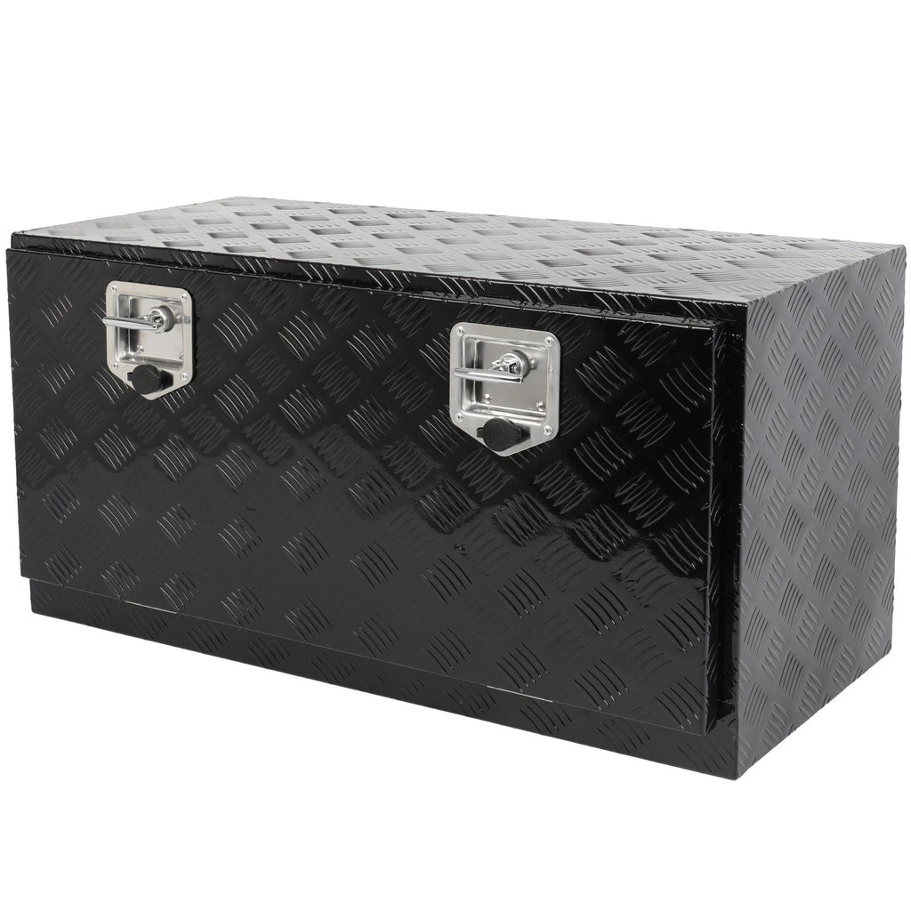2X 36"x 17"x 18" Multifunctional Storage Tool Box for Truck Black