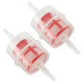 2X Inline Fuel Pipe Filter for Diesel Hose 6/8mm Replacement