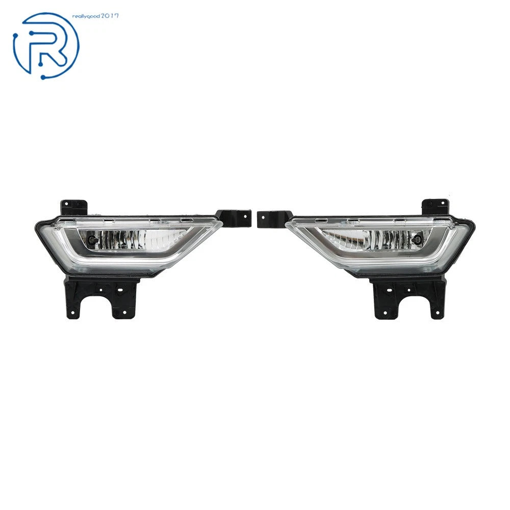 Front Bumper Fog Lights Set of 2 w/Bulb Halogen for Ford F150 (2021–2023)
