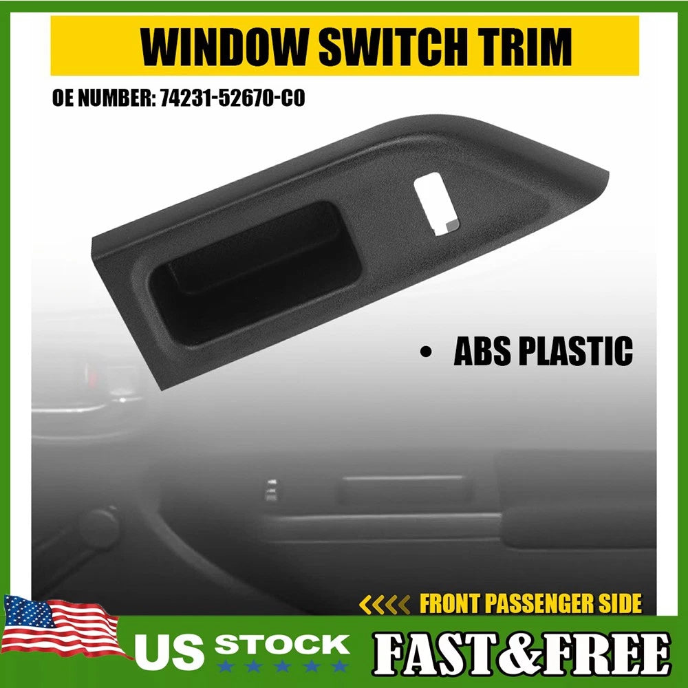 Power Window Switch Panel Trim for Toyota Yaris Hatchback (2012–2015)
